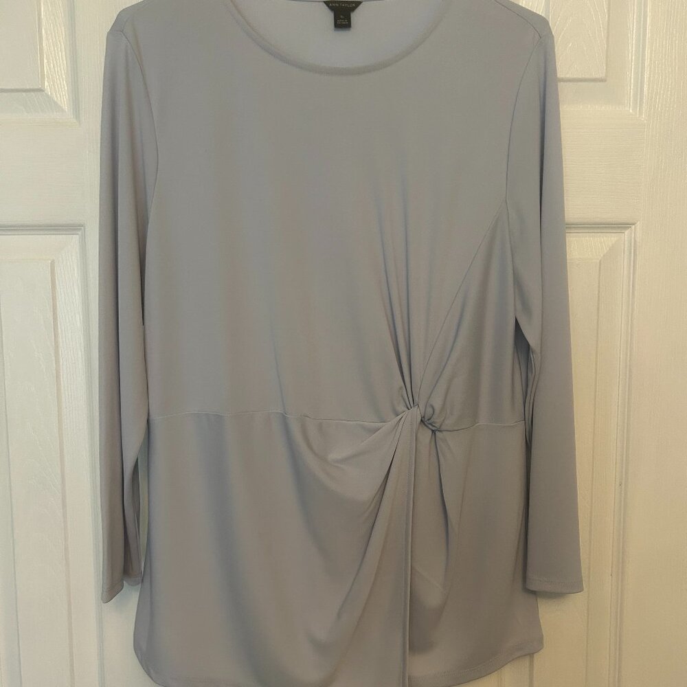 Ann Taylor XL Light Blue Top